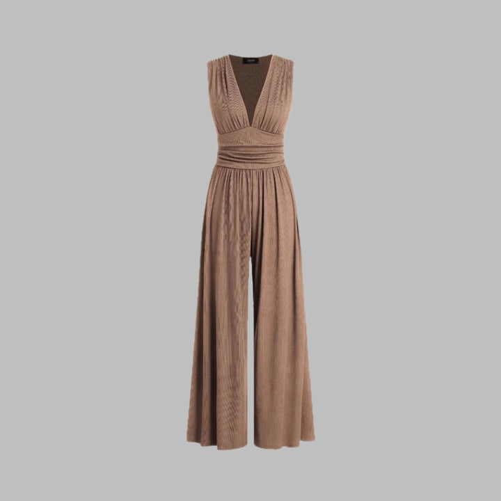 Verolyn - Ruched Casual Jumpsuit