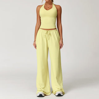 Verolyn - Crop Tank &amp; Wide-Leg Trouser Set