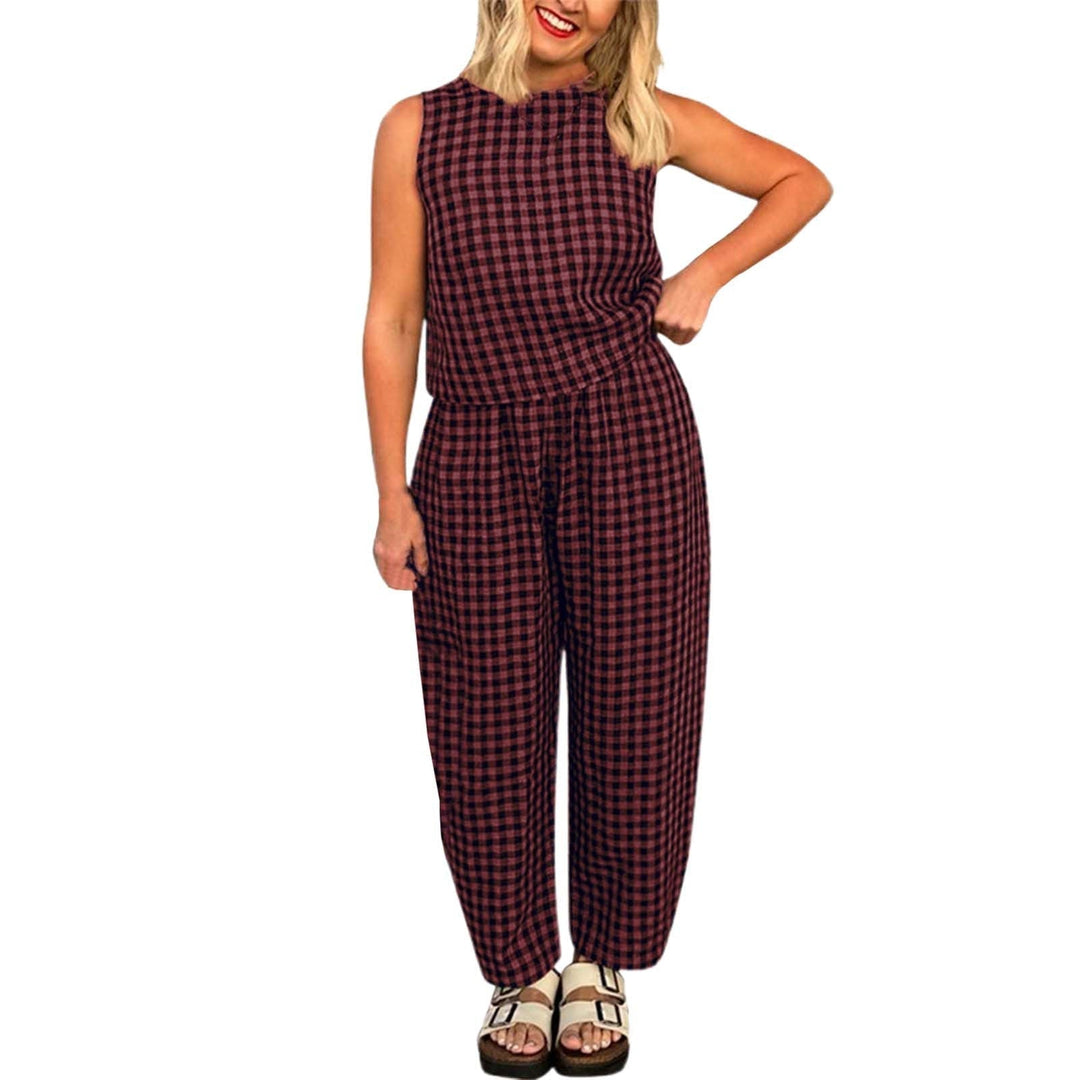Verolyn - Sleeveless Two-Piece Lounge Set