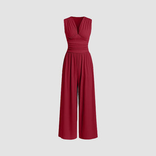 Verolyn - Ruched Casual Jumpsuit