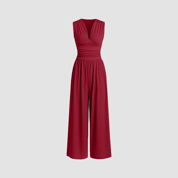 Verolyn - Ruched Casual Jumpsuit