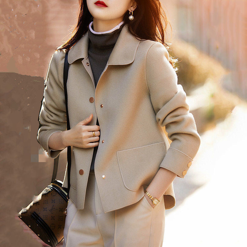 Patch Pocket Collared Blazer in Ivory — VerolynBoutique