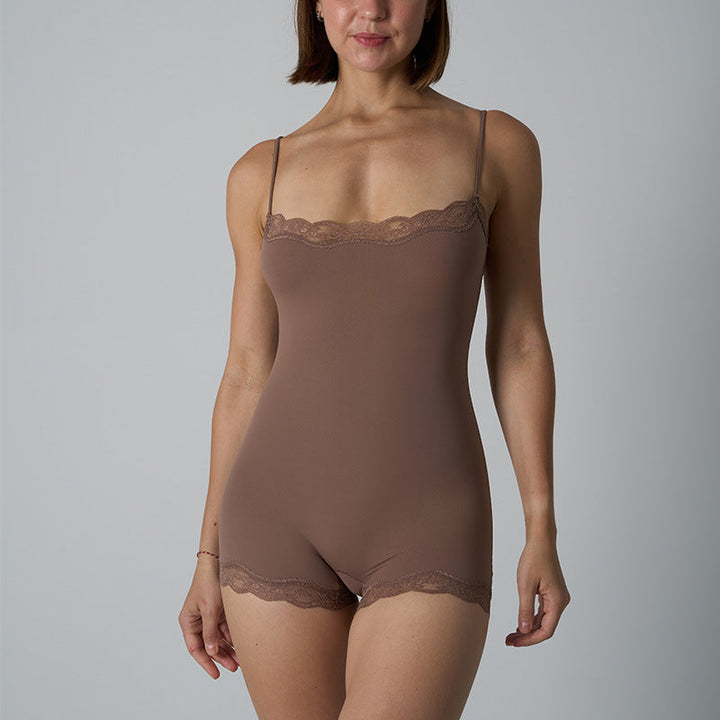 Verolyn - Seamless Spaghetti Strap Bodysuit