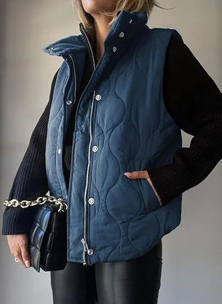 Verolyn - Button-Up Puffer Vest