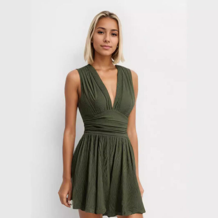 Verolyn - V-Neck Overall Romper