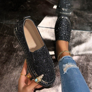Verolyn - Glitter Slip-On Loafers