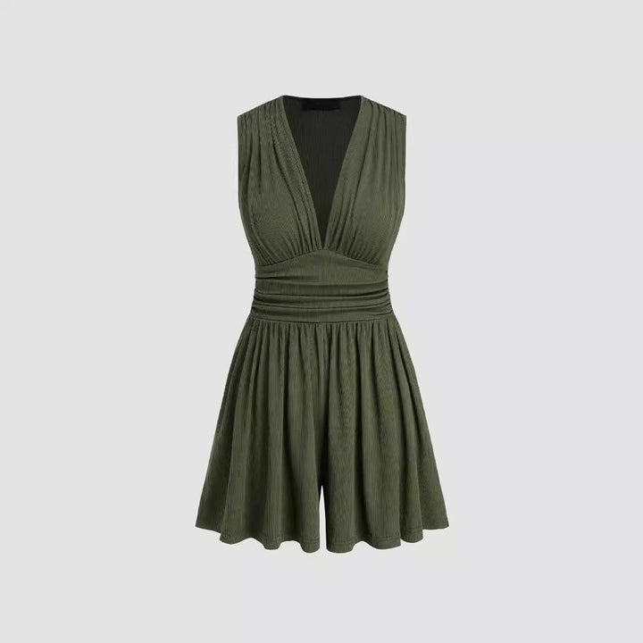 Verolyn - V-Neck Overall Romper