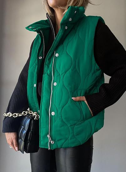 Verolyn - Button-Up Puffer Vest