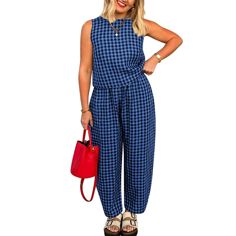 Verolyn - Sleeveless Two-Piece Lounge Set