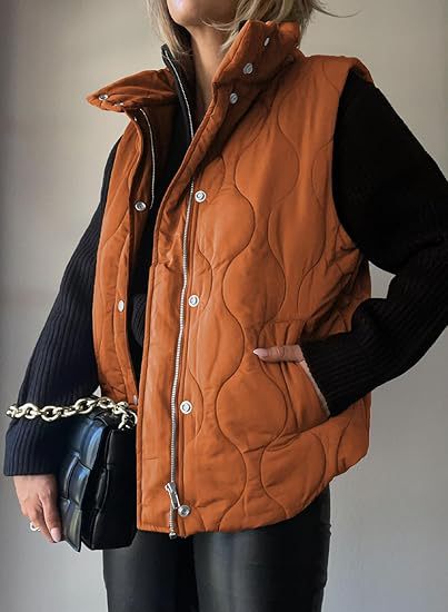 Verolyn - Button-Up Puffer Vest
