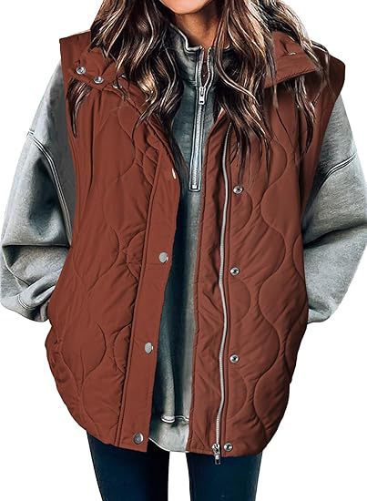 Verolyn - Button-Up Puffer Vest