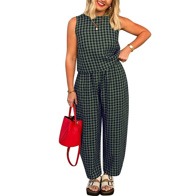 Verolyn - Sleeveless Two-Piece Lounge Set