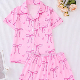 Verolyn - Crop Shirt Short Pyjama Set