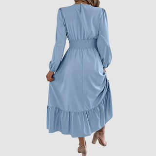 Verolyn - Ruffled Hem Midi Dress