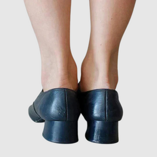Cutout Buckle Mary Jane Shoes in Black — VerolynBoutique