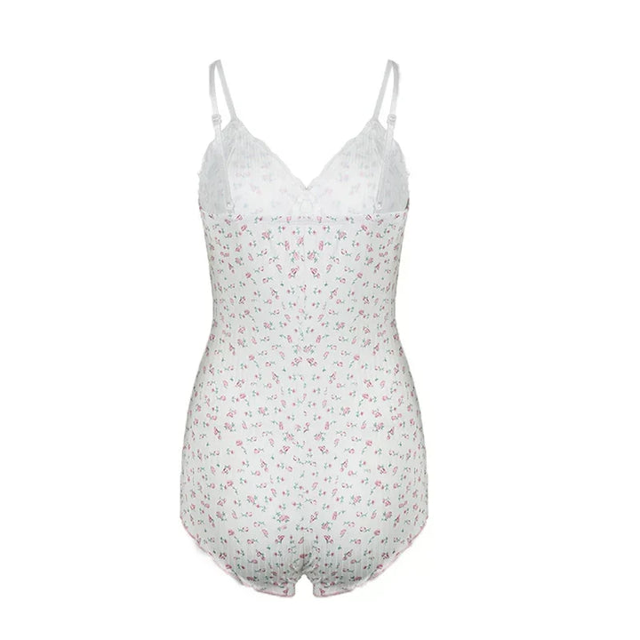 Verolyn - Floral Sleeveless Bodysuit