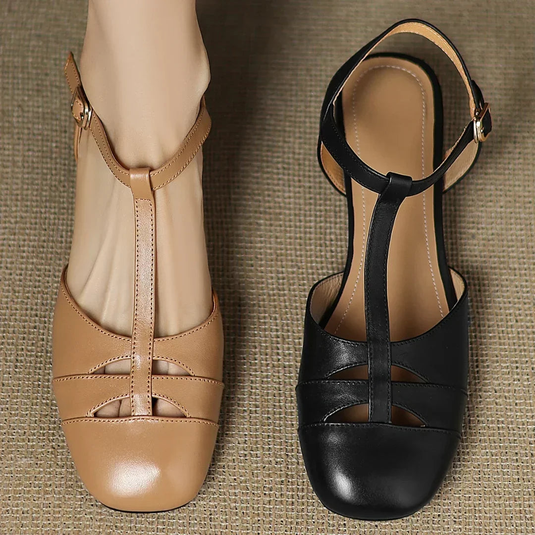 Verolyn - Braided Leather Flats