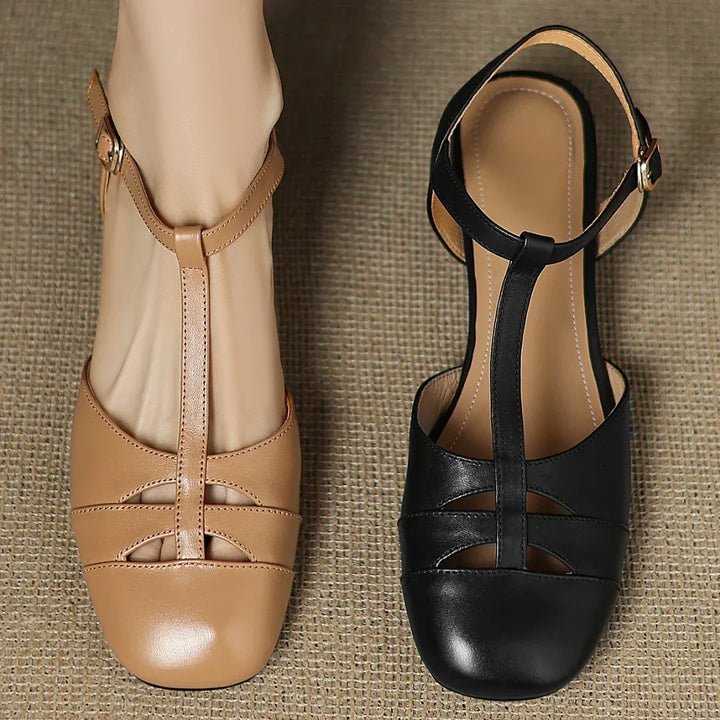 Verolyn - Braided Leather Flats