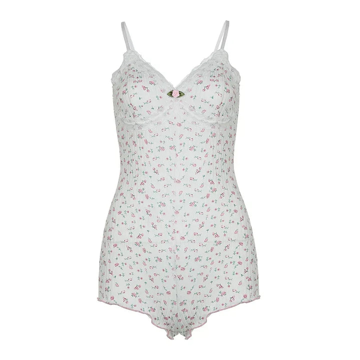 Verolyn - Floral Sleeveless Bodysuit