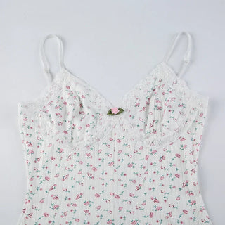 Verolyn - Floral Sleeveless Bodysuit
