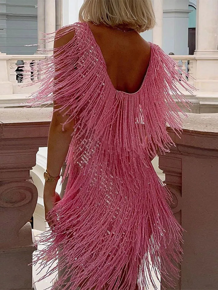 Verolyn - Fringe Party Dress