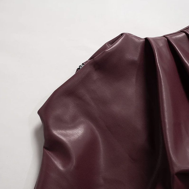 Verolyn - Faux Leather Top