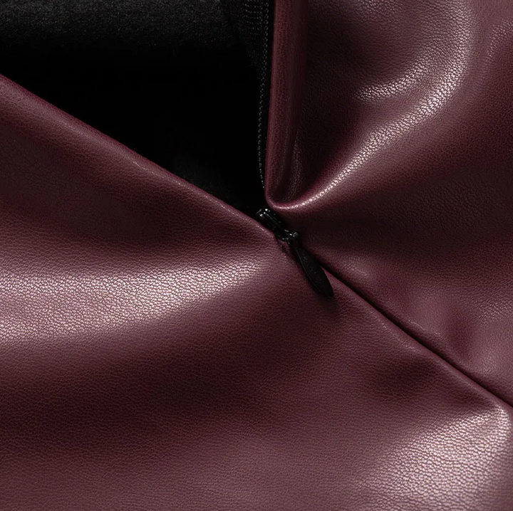 Verolyn - Faux Leather Top