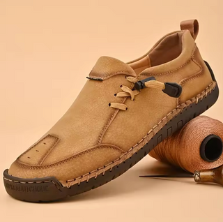 Soft Vegan Leather Walking Shoes in Brown — VerolynBoutique