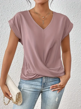 Verolyn - Classic V-Neck Top