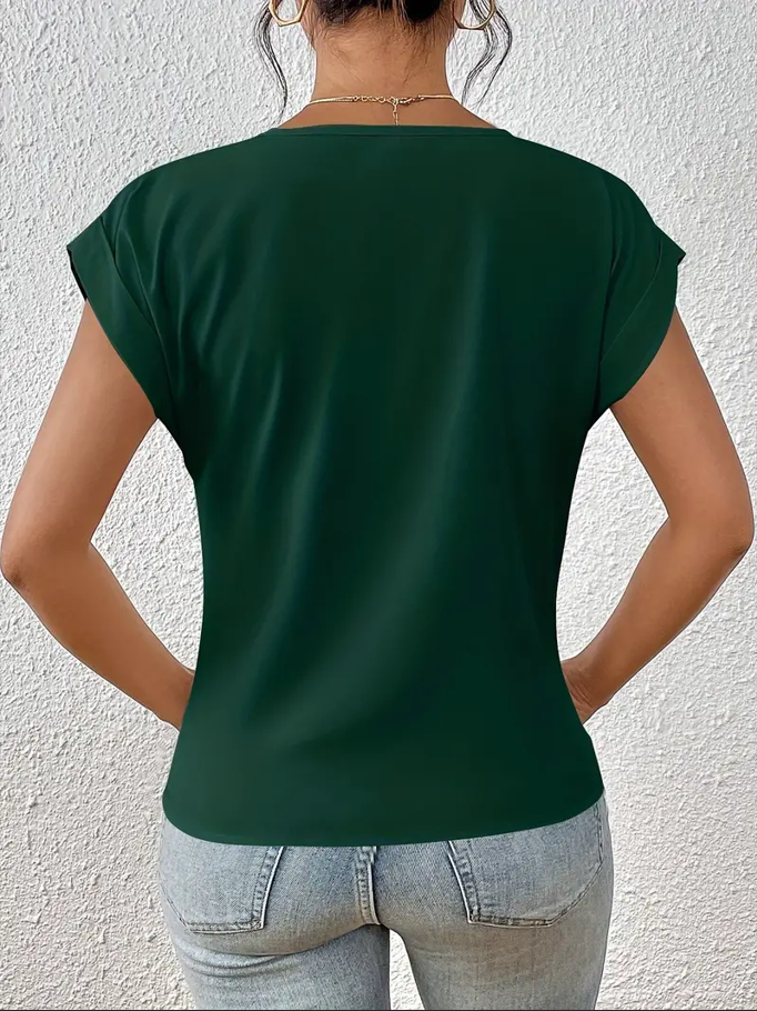 Verolyn - Classic V-Neck Top