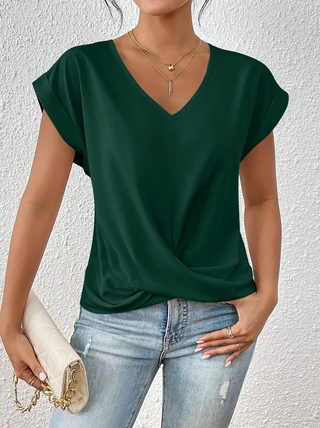 Verolyn - Classic V-Neck Top