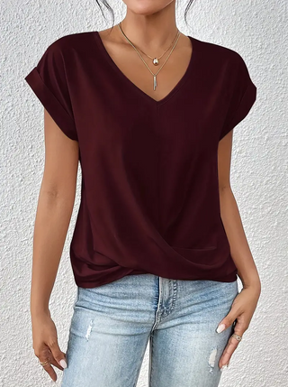 Verolyn - Classic V-Neck Top