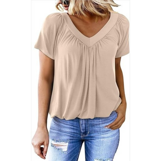 Verolyn - Relaxed V-Neck Top