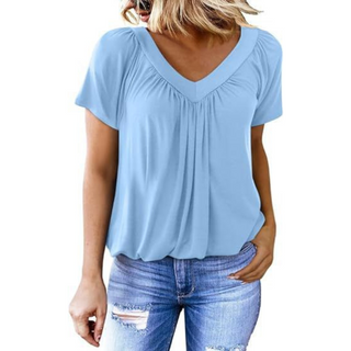 Verolyn - Relaxed V-Neck Top