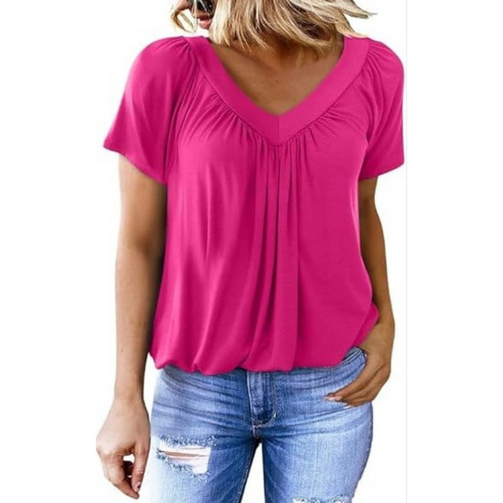 Verolyn - Relaxed V-Neck Top