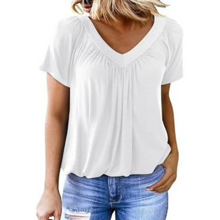 Verolyn - Relaxed V-Neck Top