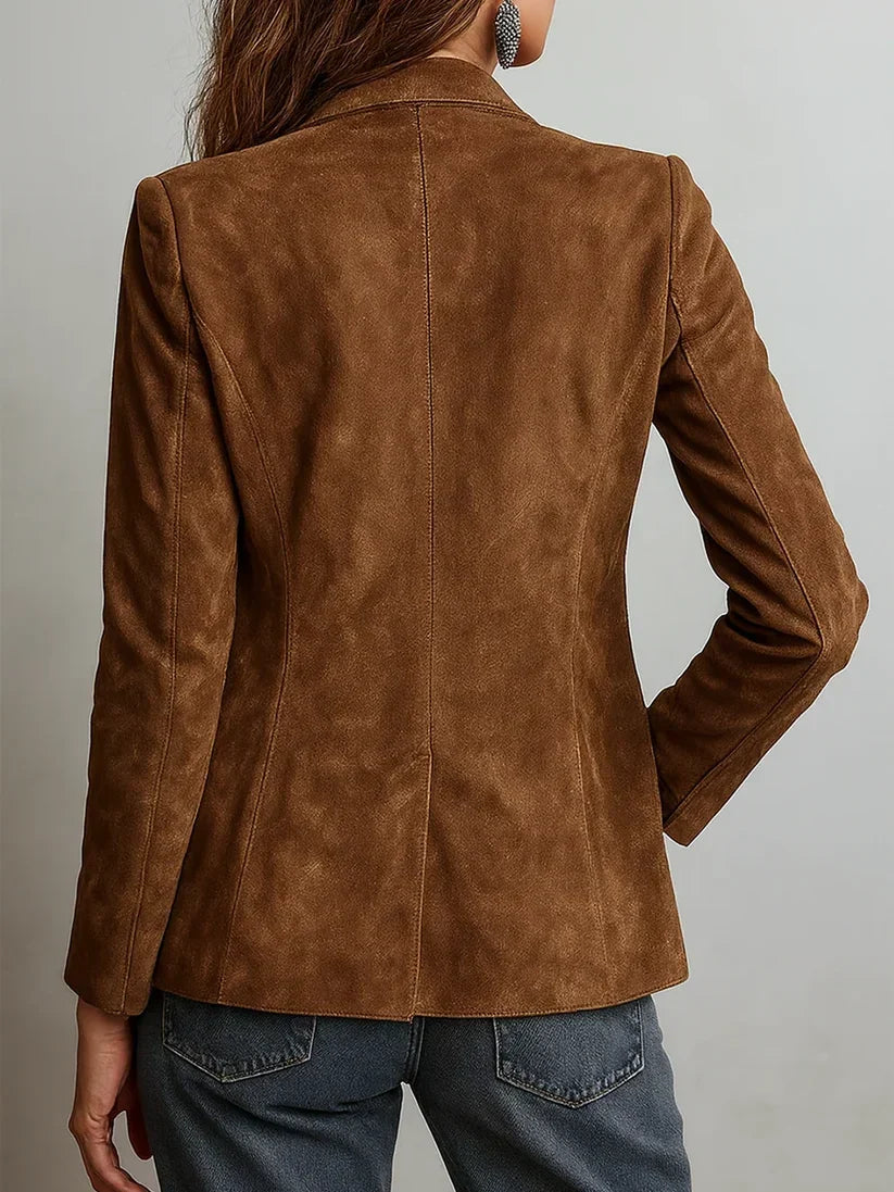 Verolyn vintage contrast stitch blazer – view 2