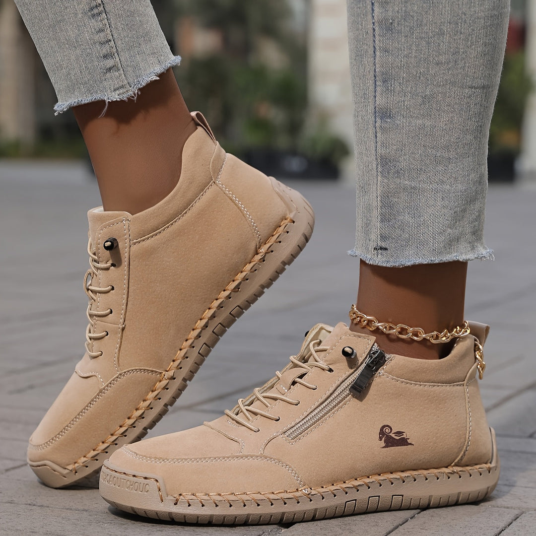 Wide-Toe Comfort Sneakers in Green — VerolynBoutique
