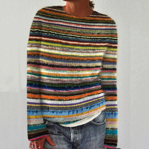 Verolyn autumn stripe knit jumper