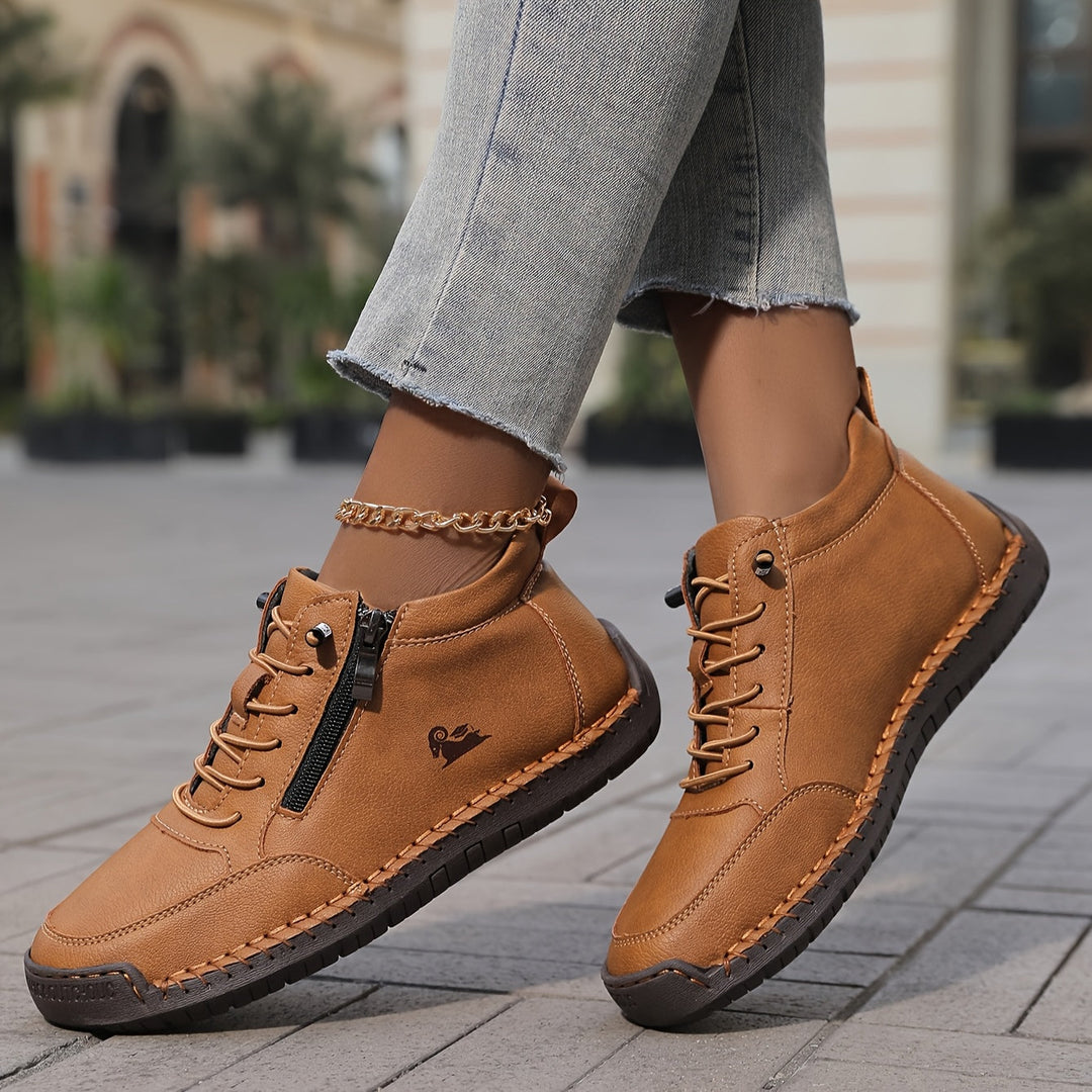 Wide-Toe Comfort Sneakers in Green — VerolynBoutique