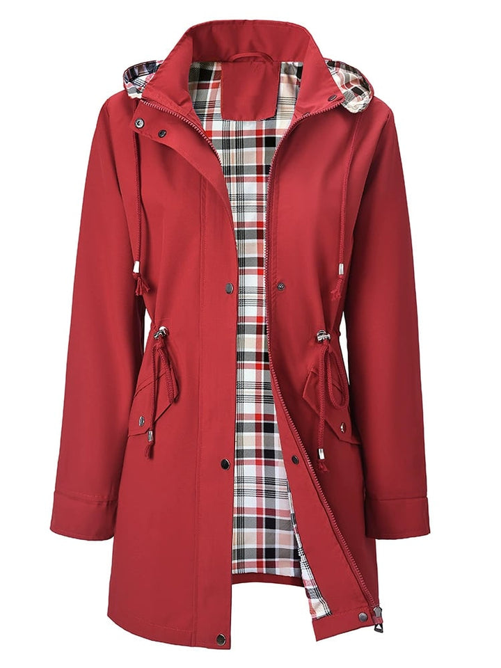 Verolyn drawstring waist waterproof rain jacket – view 9