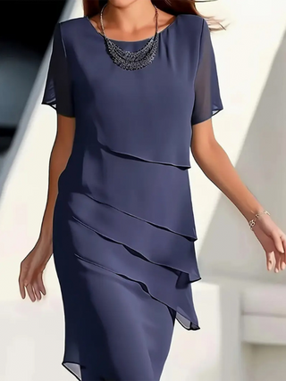 Verolyn - Layered Chiffon Dress