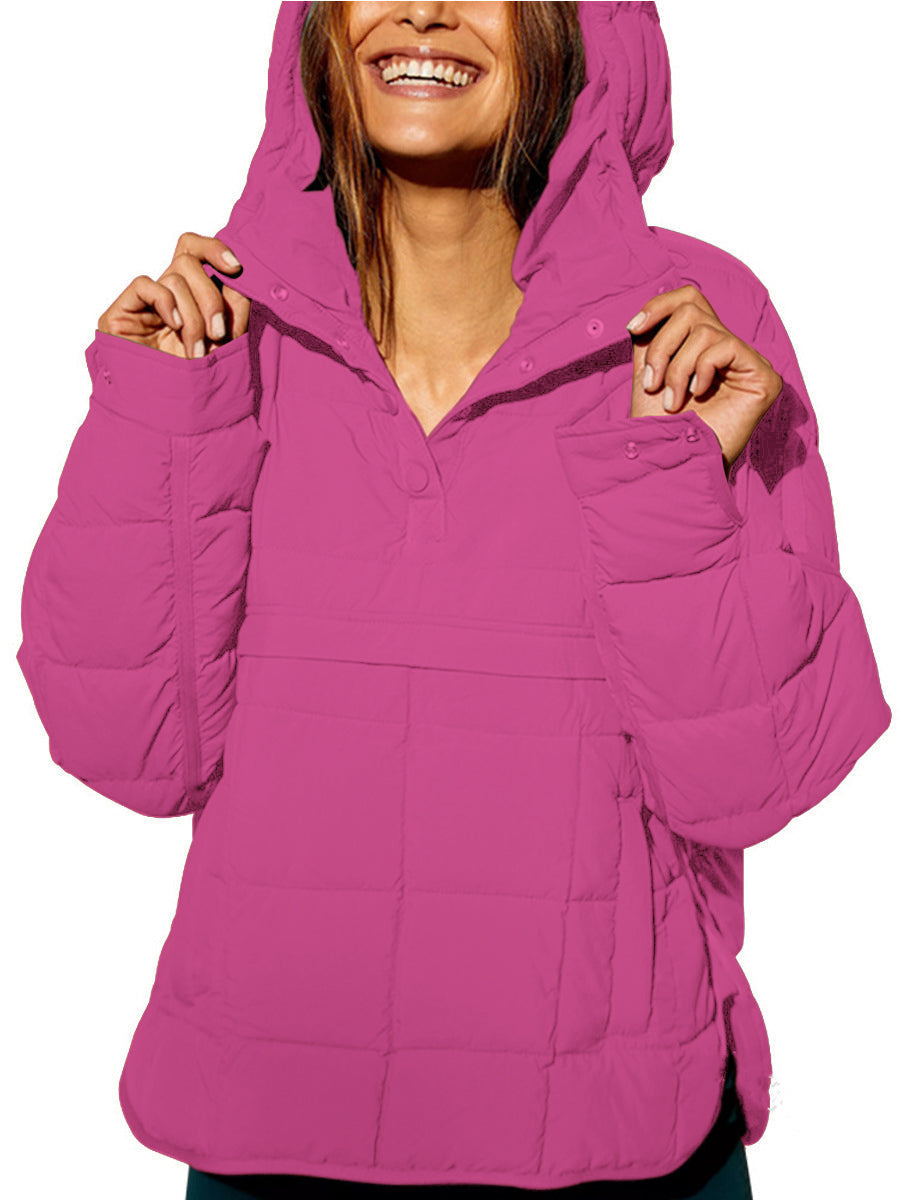 Verolyn - Oversized Hooded Pullover Jacket