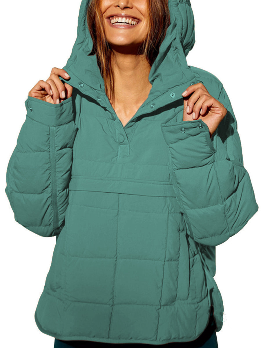 Verolyn - Oversized Hooded Pullover Jacket