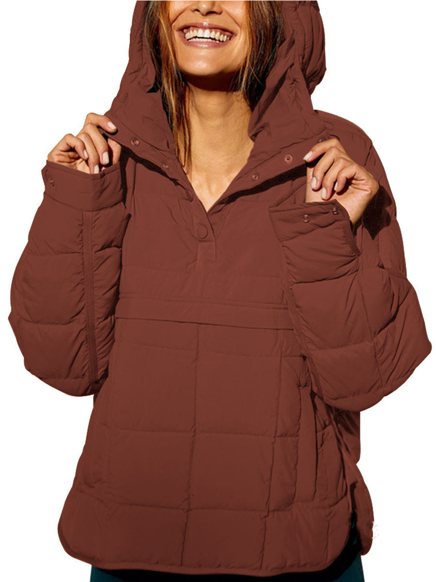 Verolyn - Oversized Hooded Pullover Jacket