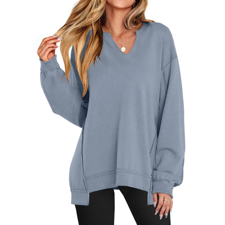 Verolyn - Oversized V-Neck Sweatshirt