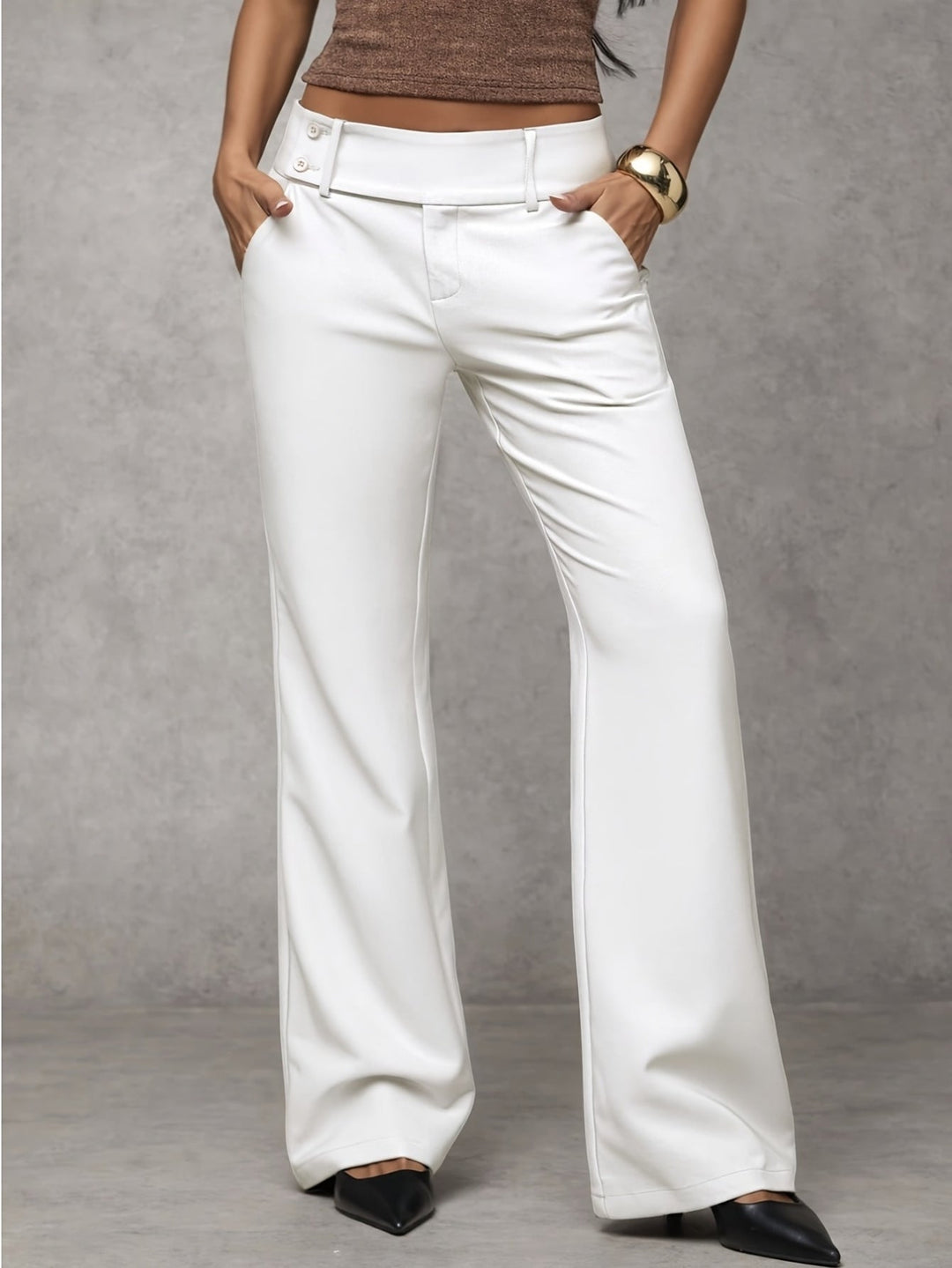 Verolyn high waist relaxed straight trousers – view 4