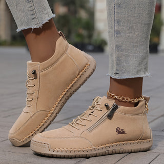 Wide-Toe Comfort Sneakers in Green — VerolynBoutique