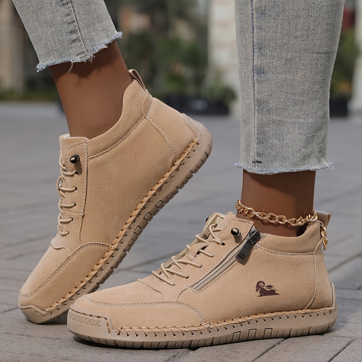 Wide-Toe Comfort Sneakers in Green — VerolynBoutique