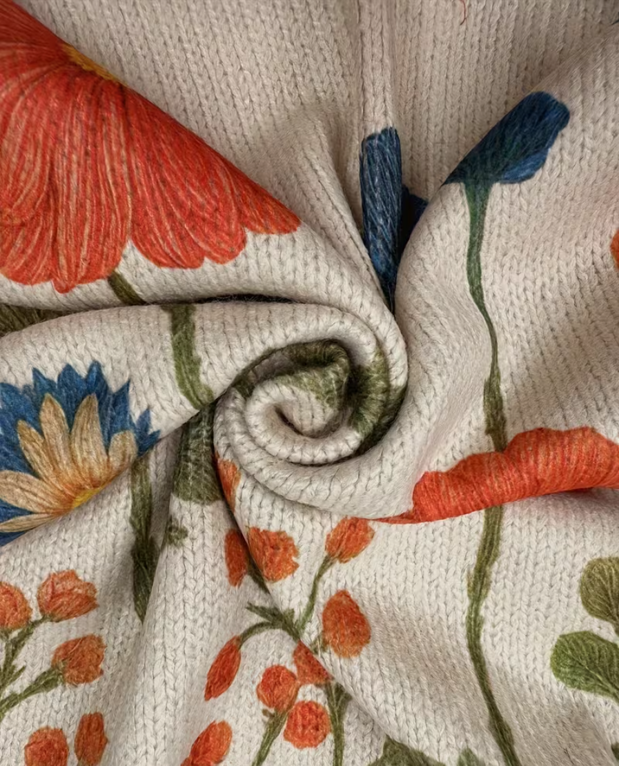 Verolyn wildflower meadow zip cardigan – view 6